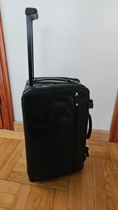męska skórzana walizka podróżna vip collection