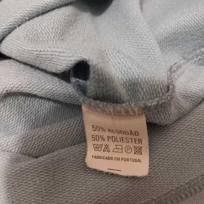 Camisola tons azuís e bege