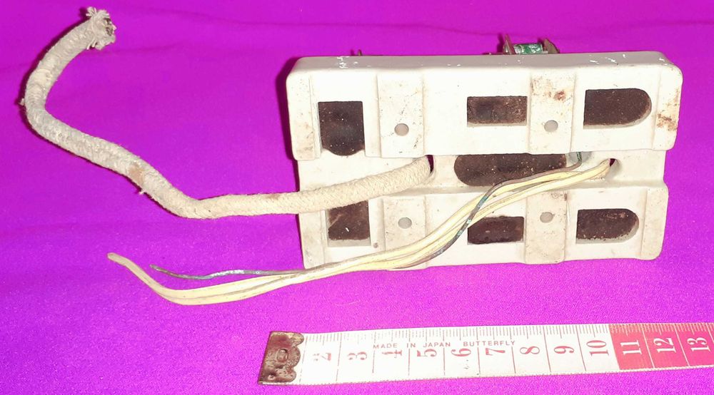 Disjuntor Antigo em Porcelana 5 fotos