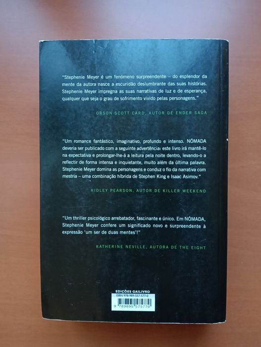 Livro "Nómada" - Stephenie Meyer
