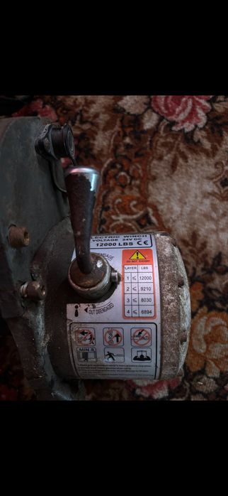 Лебідка 24 вольт. 12000 LBS