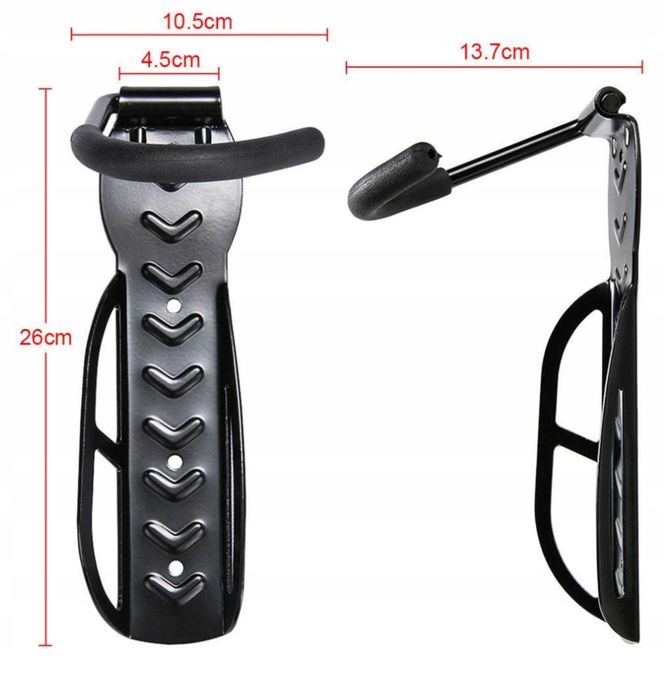 HAK STOJAK NA ROWER wieszak na ścianę uchwyt rowerowy do 30 KG