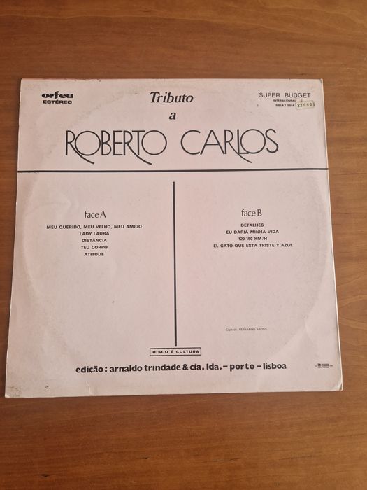 Vinil "Tributo a Roberto Carlos", Orfeu