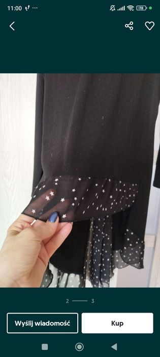 Bluzka z dłuższym tyłem