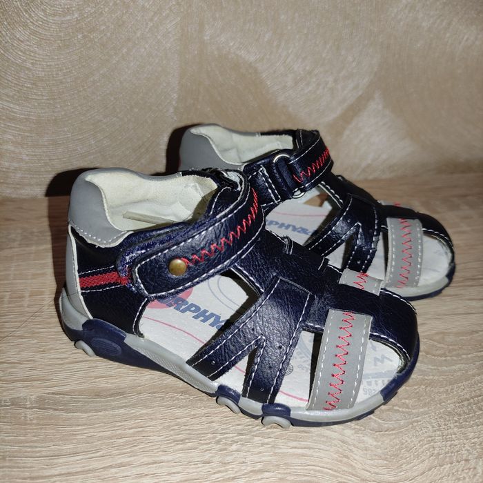 Босоніжки дитячі хлопчик натуральна шкіра розмір 21 Murphy&nye