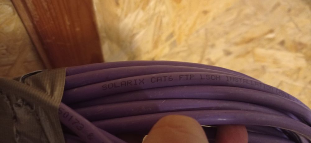 Przewód sieciowy Solarix CAT6 FTP LSOH 20m