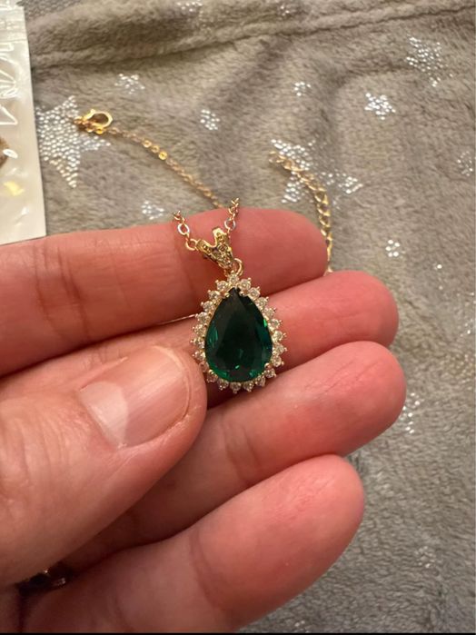 Łańcuszek naszyjnik EmeraldTear