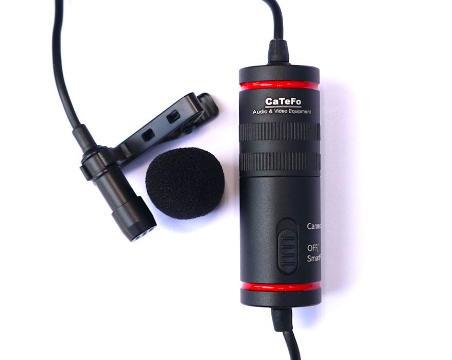 Мікрофон петличний для смартфона, ПК, камери