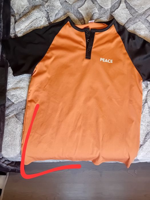 Camisola laranja escuro