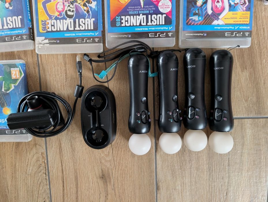 PS3 Zestaw Playstation 3 + gry + move + Buzz
