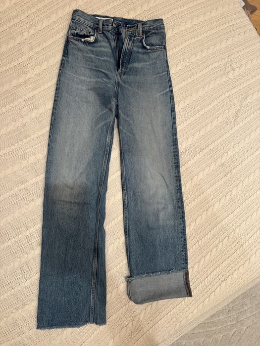 Джинсы wide leg zara, twice