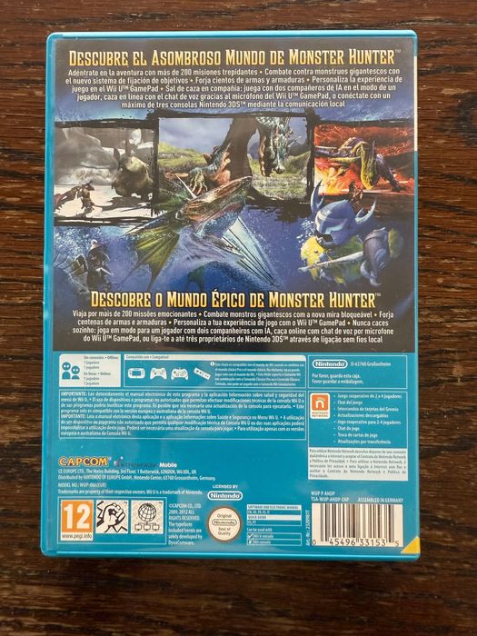 Jogo Wii U - Monster Hunter 3