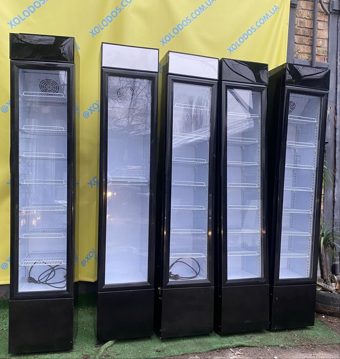 Холодильник витрина Вертикальный узкий холодильный шкаф Кондитерский к