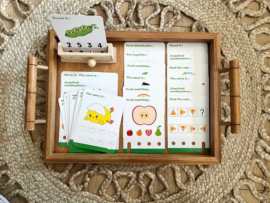 Jogo de Lógica e Pensamento Matemático - montessori