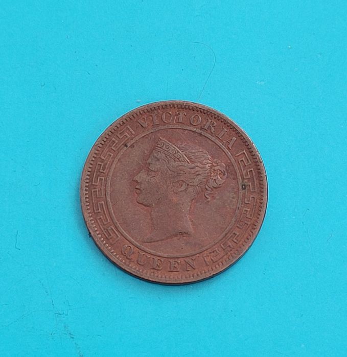 Moneta cent 1892 - Królowa Wictoria - Ceylon brytyjski (350A)