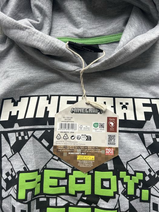 Nowa bluza chłopięca 122/128 Minecraft