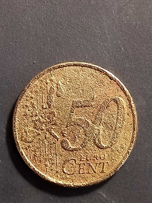 Moeda 50 cêntimos 2002