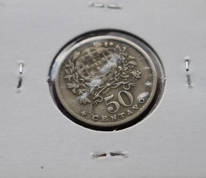 Moeda 50 Centavos República Portuguesa 1931