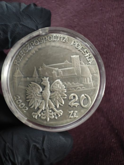 Srebrna moneta 20 zł Zamek w Malborku NBP