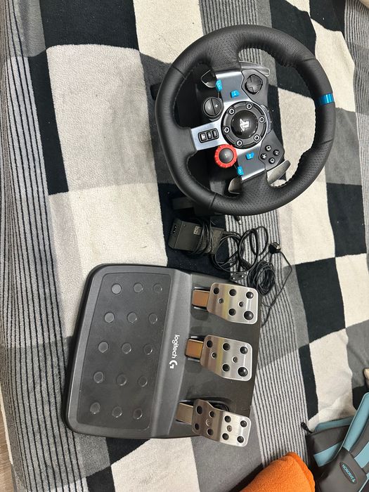 Ігрове кермо Logitech g29 + підставка для керма