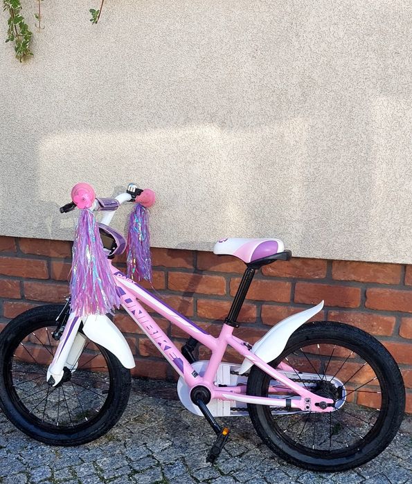 Rower dziecięcy Unibike Daisy 16" – różowy
