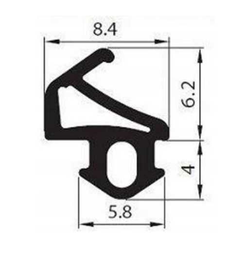 Uszczelka do okien PCV S-1019 (łącznie 20 metrów)