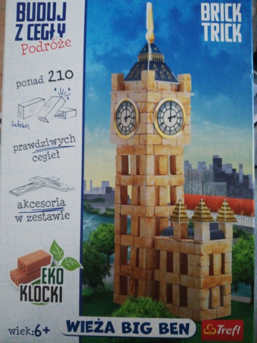 Brick Trick buduj z cegly wieża big ben
