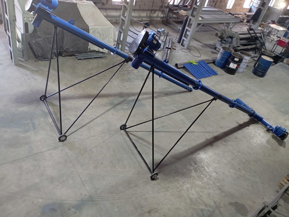 Шнековый погрузчик,гнучкий винтовой конвейер, транспортер зерна