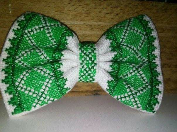 Метелик краватка бабочка, галстук крестиком, хрестиком ручної роботи