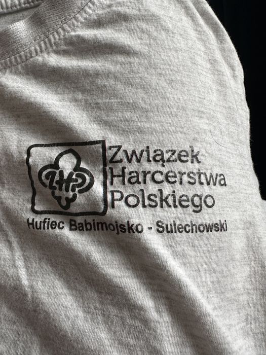 T-shirt ZHP szare
