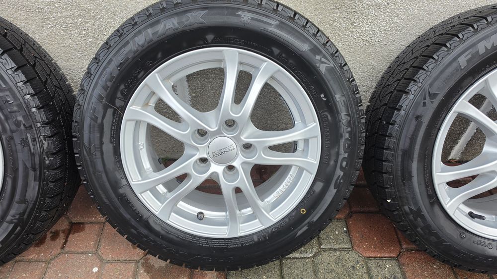 Nowe Felgi Anzio 15" 5x108 z oponami Firemax FM805+