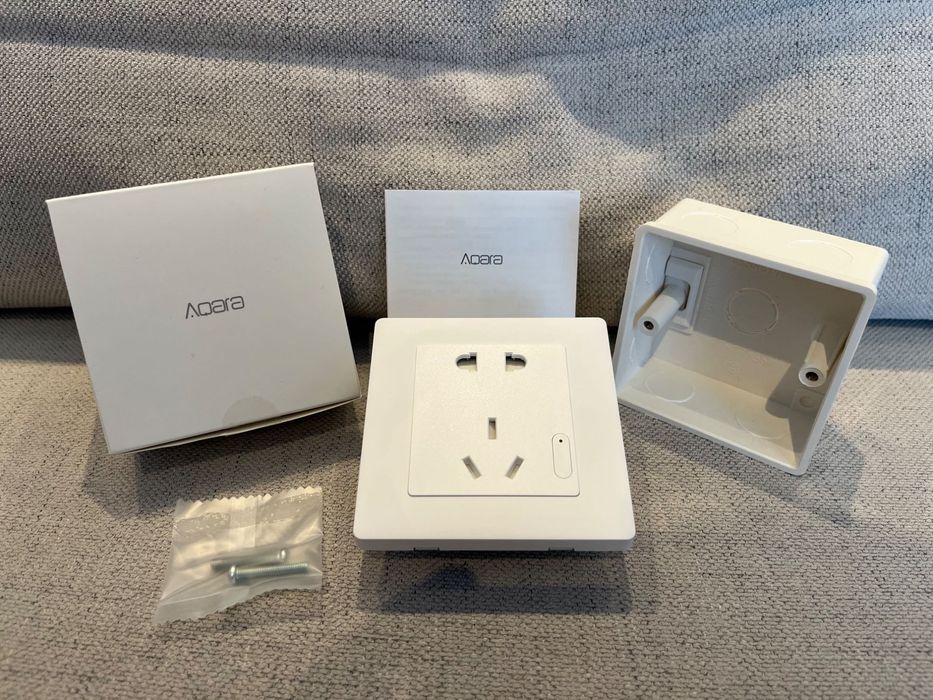 Aqara Smart Wall Socket QBCZ11LM Inteligentne Gniazdko Elektryczne Zigbee