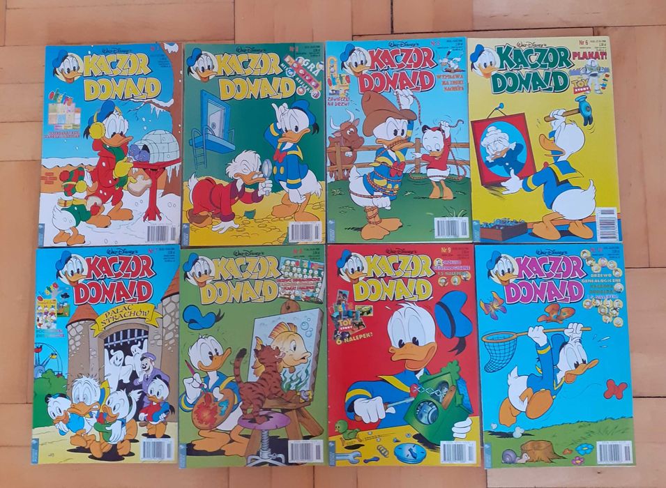 Kaczor Donald 18 numerów rocznik 1996 komiksy kolekcjonerskie '90s