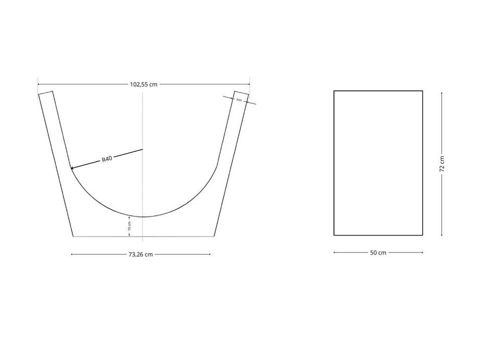 Koryto żelbetowe fi 80cm | Korytko odwodnieniowe betonowe