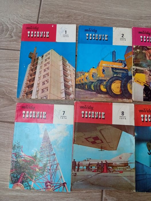 Młody technik 11 numerów 1974