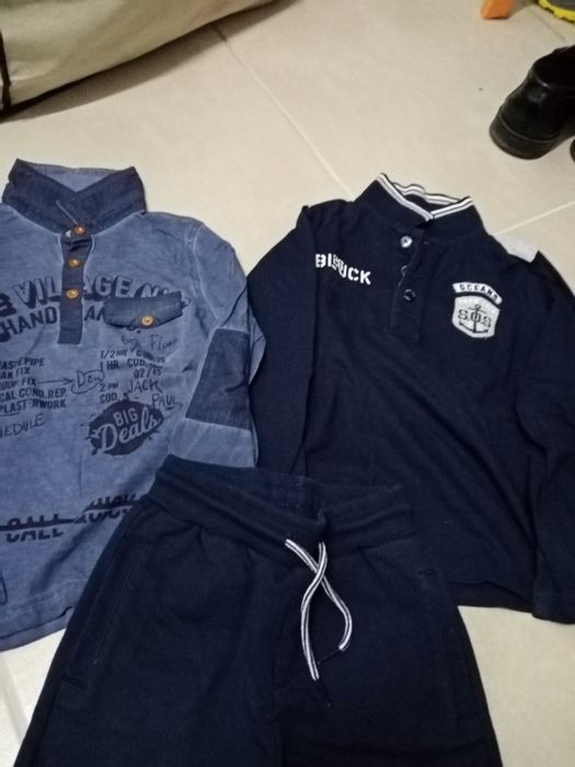 Conjunto calça mayoral e pólos chicco 5 anos