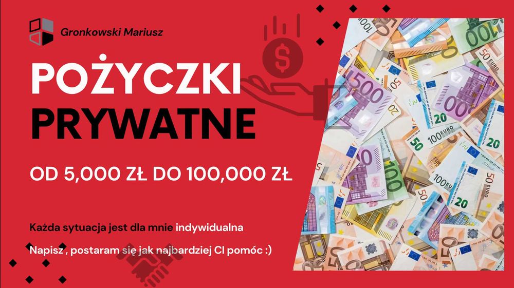 Pożyczki prywatne bez weryfikacji w BIG,BIK oraz KRD