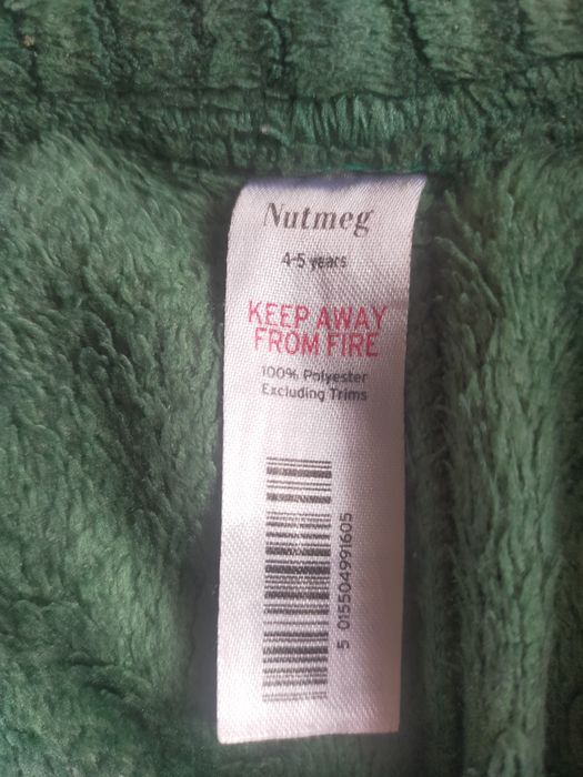 Тепла плюшева піжама для хлопчика Nutmeg