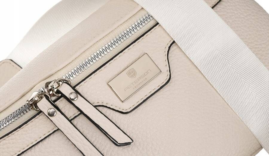 pojemna saszetka damska na szerokim pasku - peterson