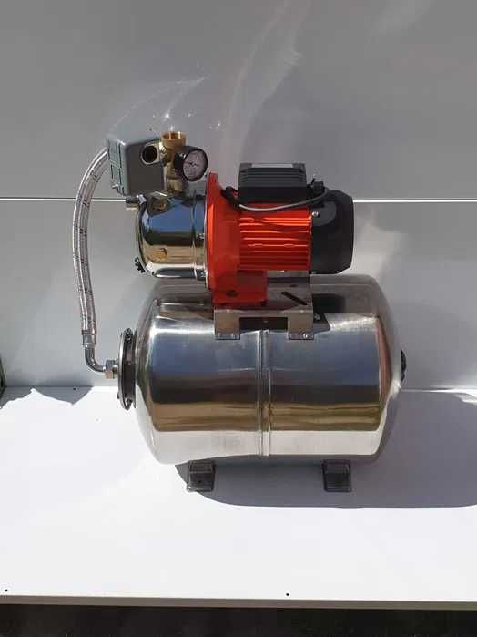 Насосна Станція 1,5 kW Нержавійка 24л (ТІЛЬКИ ДОСТАВКА ПОШТОЮ)