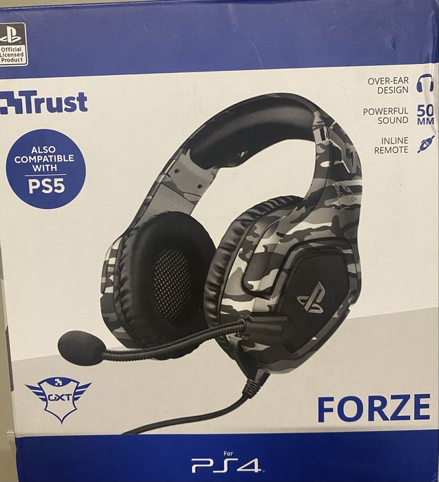 Компʼютерна гарнітура Trust GXT 488 Forze-g for PS5 grey