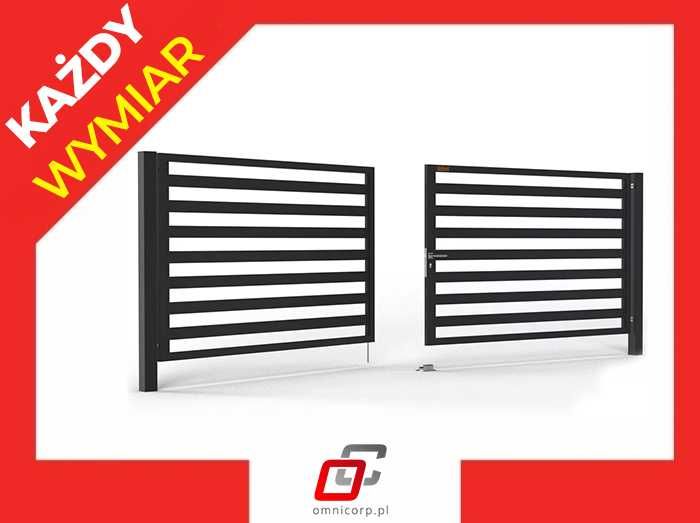Brama Wjazdowa NA WYMIAR Furtka Rozwierna INCOGNITO BR.10- różne wzory