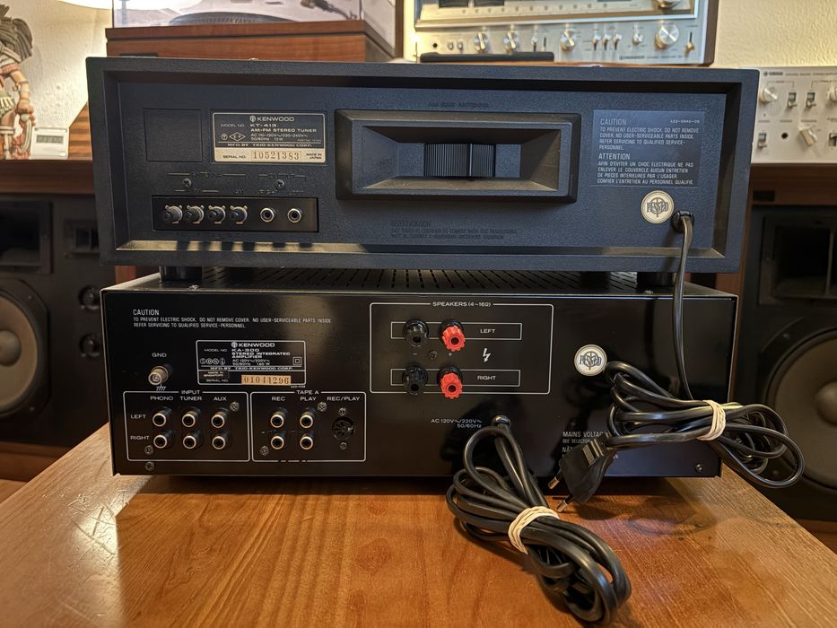 Conjunto Amplificador e sintonizador Kenwood KA-300 / KT-413