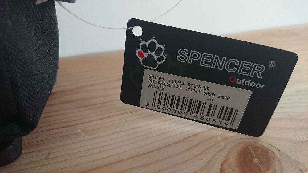 mała sakwa rowerowa podsiodłowa Spencer nowa
