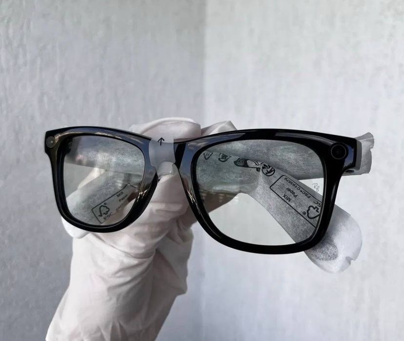 " Смарт-окуляри Ray-Ban Meta Wayfarer Shiny Black Frame Green Lenses ”