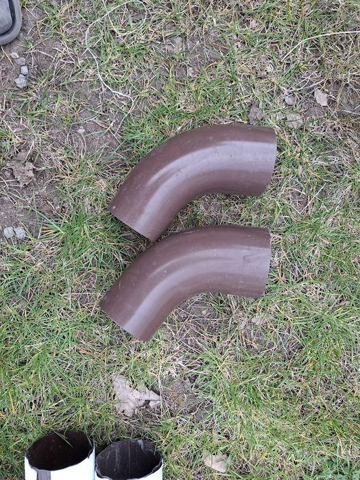 Rury spustowe brązowe Ral 8018