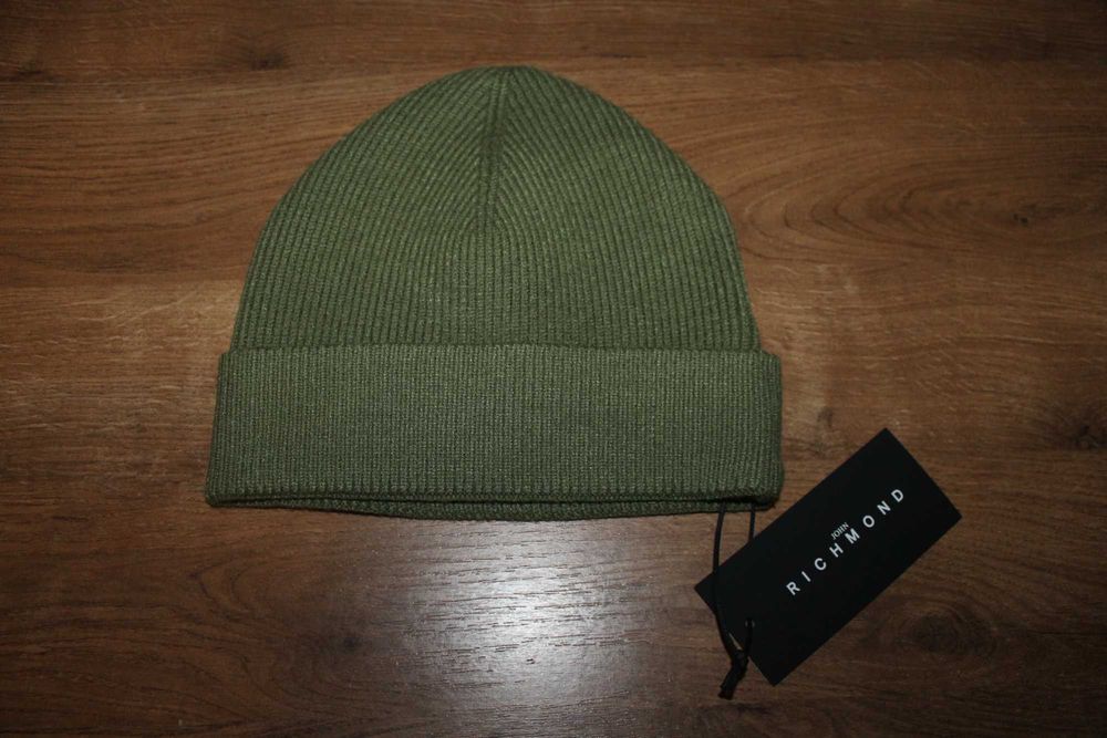 Шапка John Richmond M\L хакі колір
