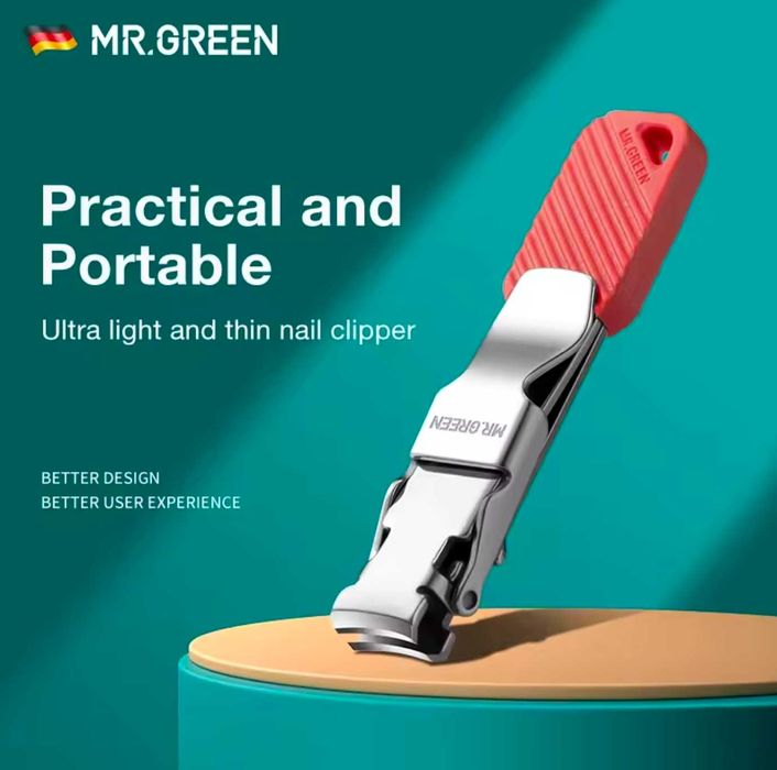 MR.GREEN Kompaktowe obcinaczki do paznokci Składane obcinaczki