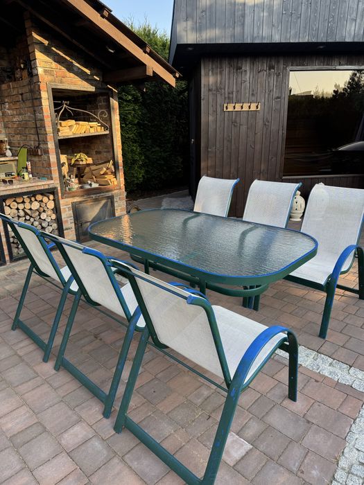 Sprzedam kpl ogrodowy, aluminiowy