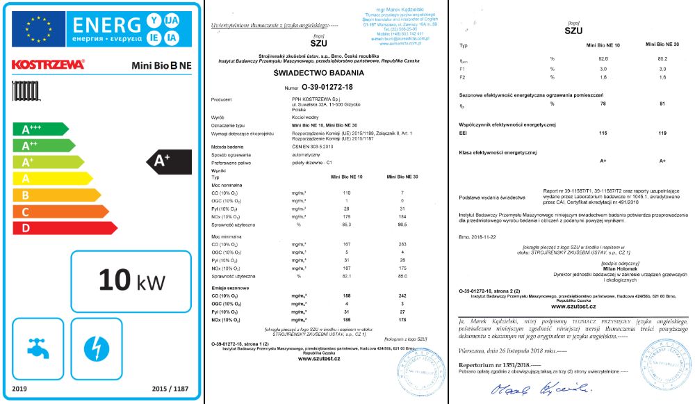 KOSTRZEWA Mini Bio B NE 10kW kocioł na pellet DUŻE RABATY !! SPRAWDŻ